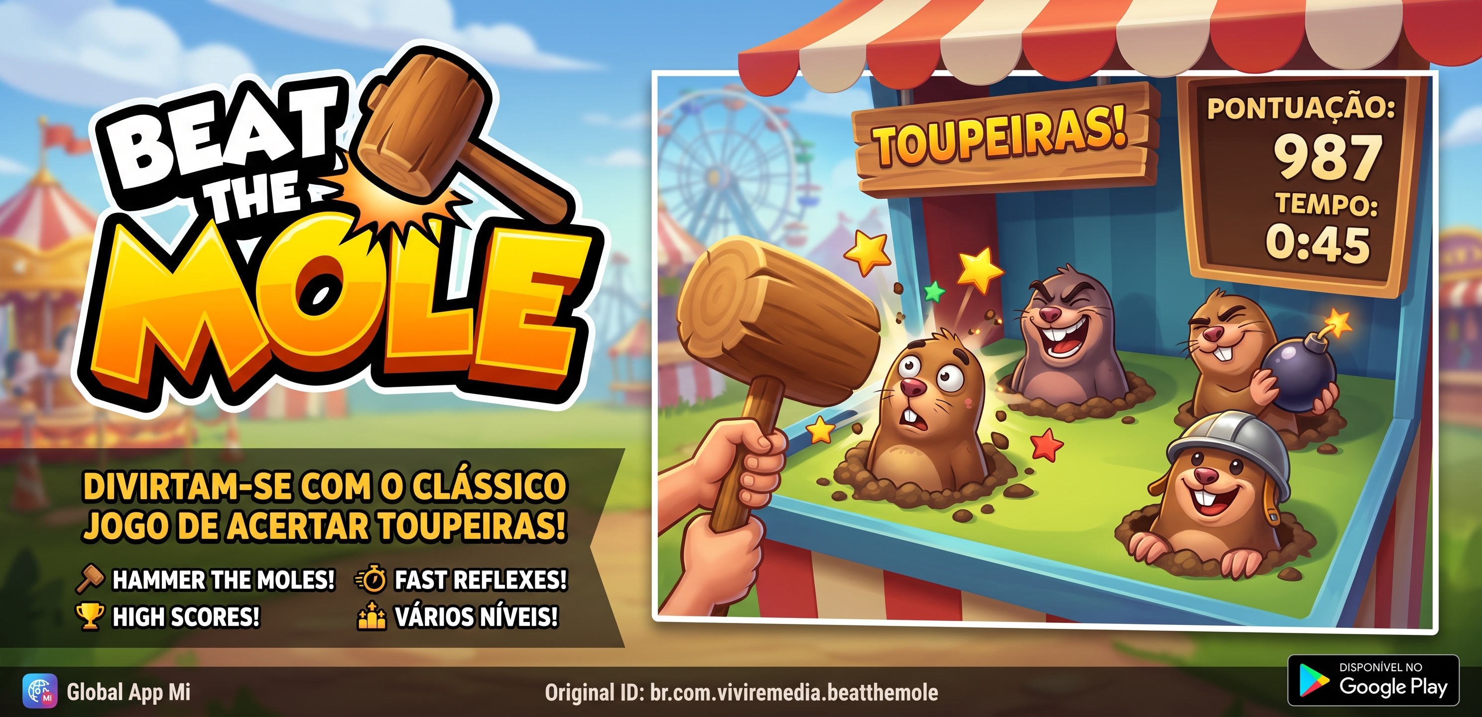 Beat the Mole: jogo de acertar toupeiras