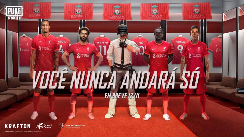PUBG Mobile Colaboração com o Liverpool anunciada